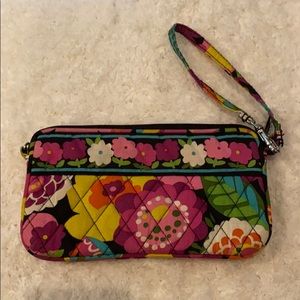 Vera Bradley Floral Wristlet